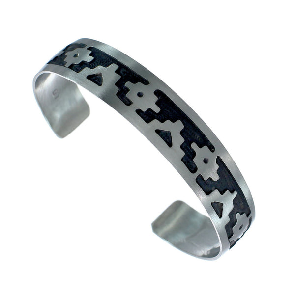 Native American Navajo Sterling Silver Cuff Bracelet JX130592